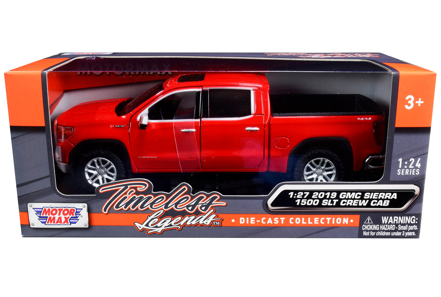2019 GMC Sierra 1500 SLT Crew Cab Pickup Truck Red 1/24-1/27 Diecast Model Car by Motormax <h2>2019 Motormax</h2> <p>High-quality perfect for collectors and enthusiasts. Features detailed interior ext