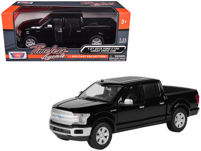 2019 Ford F-150 Lariat Crew Cab Pickup Truck Black 1/27 Diecast Model Car by Motormax <h2>2019 Motormax</h2> <p>High-quality perfect for collectors and enthusiasts. Features detailed interior exterior