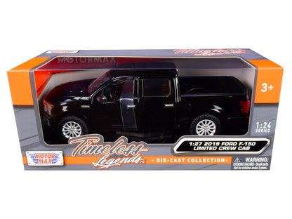 2019 Ford F-150 Limited Crew Cab Pickup Truck Black 1/24-1/27 Diecast Model Car by Motormax <h2>2019 Motormax</h2> <p>High-quality perfect for collectors and enthusiasts. Features detailed interior ex