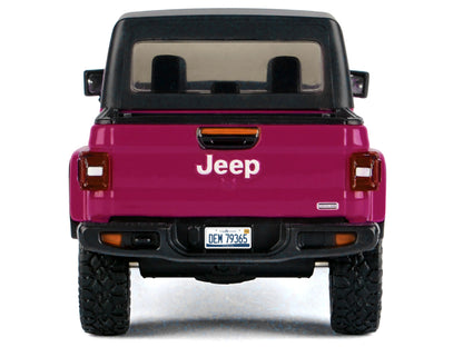 2021 Jeep Gladiator Overland Pickup Truck Purple with Matt Black Top 1/24 Diecast Model Car by Motormax <h2>2021 Motormax</h2> <p>High-quality perfect for collectors and enthusiasts. Features detailed