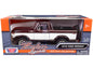 1978 Ford Bronco Ranger XLT (Open Top) with Spare Tire Burgundy Metallic and White "Timeless Legends" Series 1/24 Diecast Model Car by Motormax <h2>1978 Motormax</h2> <p>High-quality perfect for colle