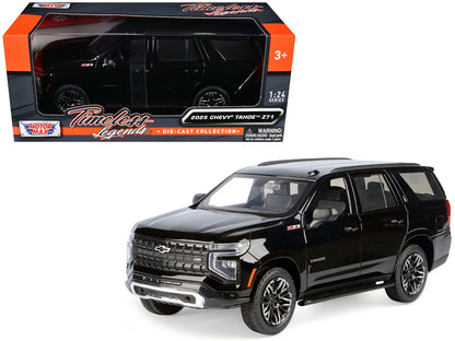 2025 Chevrolet Tahoe Z71 Black "Timeless Legends" Series 1/24 Diecast Model Car by Motormax <h2>2025 Motormax</h2> <p>High-quality perfect for collectors and enthusiasts. Features detailed interior ex