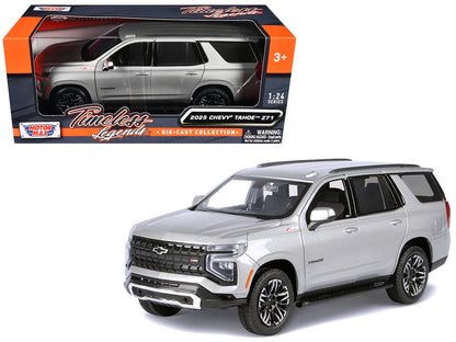 2025 Chevrolet Tahoe Z71 Gray Metallic "Timeless Legends" Series 1/24 Diecast Model Car by Motormax <h2>2025 Motormax</h2> <p>High-quality perfect for collectors and enthusiasts. Features detailed int