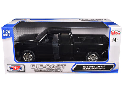 2006 Chevrolet Silverado 1500 Pickup Truck Black "Die-Cast Collection" Series 1/25 Diecast Model Car by Motormax <h2>2006 Motormax</h2> <p>High-quality perfect for collectors and enthusiasts. Features