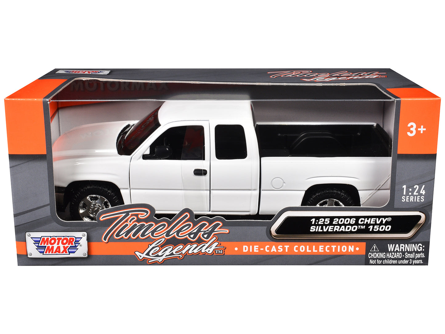 2006 Chevrolet Silverado 1500 Pickup Truck White "Timeless Legends" Series 1/25 Diecast Model Car by Motormax <h2>2006 Motormax</h2> <p>High-quality perfect for collectors and enthusiasts. Features de