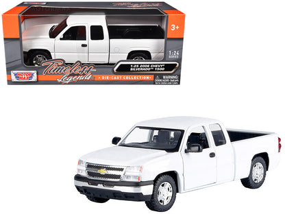 2006 Chevrolet Silverado 1500 Pickup Truck White "Timeless Legends" Series 1/25 Diecast Model Car by Motormax <h2>2006 Motormax</h2> <p>High-quality perfect for collectors and enthusiasts. Features de