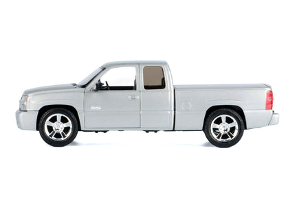 2006 Chevrolet Silverado SS Pickup Truck Silver Metallic "Timeless Legends" Series 1/25 Diecast Model Car by Motormax <h2>2006 Motormax</h2> <p>High-quality perfect for collectors and enthusiasts. Fea