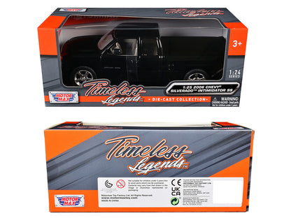 2006 Chevrolet Silverado Intimidator SS Pickup Truck Black "Timeless Legends" Series 1/25 Diecast Model Car by Motormax <h2>2006 Motormax</h2> <p>High-quality perfect for collectors and enthusiasts. F