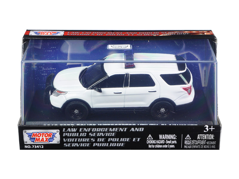 2015 Ford Police Interceptor Utility Plain White 1/43 Diecast Model Car by Motormax <h2>2015 Motormax</h2> <p>High-quality perfect for collectors and enthusiasts. Features detailed interior exterior c