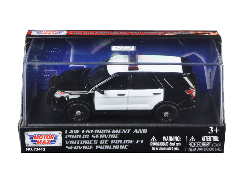 2015 Ford Police Interceptor Utility Plain Black and White 1/43 Diecast Model Car by Motormax <h2>2015 Motormax</h2> <p>High-quality perfect for collectors enthusiasts. Features detailed interior exte