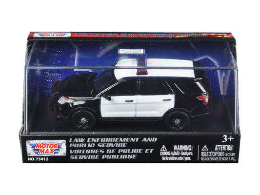2015 Ford Police Interceptor Utility Plain Black and White 1/43 Diecast Model Car by Motormax <h2>2015 Motormax</h2> <p>High-quality perfect for collectors enthusiasts. Features detailed interior exte