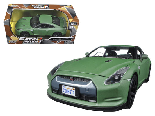 2008 Nissan GT-R R35 Matt Green 1/24 Diecast Model Car by Motormax <h2>2008 </h2> <p>High-quality perfect for collectors and enthusiasts. Features detailed interior exterior craftsmanship, realistic p