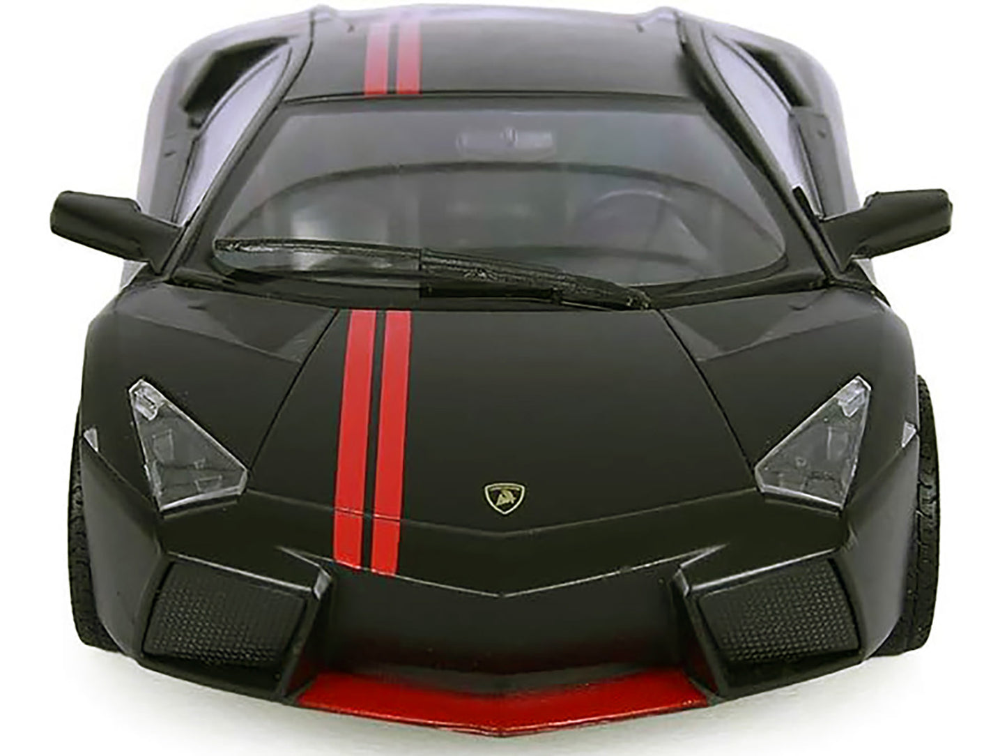 Lamborghini Reventon Matt Black with Red Stripes "Satin Paint" Series 1/24 Diecast Model Car by Motormax <h2>Lamborghini Motormax</h2> <p>High-quality perfect for collectors and enthusiasts. Features