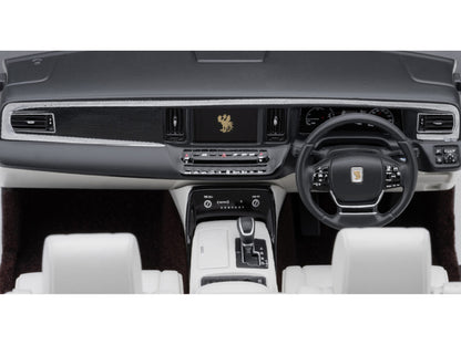 Toyota Century Open Car Convertible RHD (Right Hand Drive) Black with White Interior 1/18 Model by Autoart <h2>Toyota Autoart</h2> <p>High-quality diecast perfect for collectors and enthusiasts. Featu