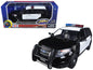 2015 Ford Police Interceptor Utility Black and White with Flashing Light Bar Front Rear Lights 2 Sounds 1/24 Diecast Model Car by Motormax <h2>2015 Motormax</h2> <p>High-quality perfect for collectors
