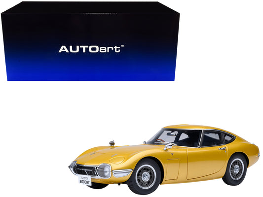 1967 Toyota 2000GT RHD (Right Hand Drive) Gold Metallic 1/18 Model Car by Autoart <h2>1967 Autoart</h2> <p>High-quality diecast perfect for collectors and enthusiasts. Features detailed interior exter