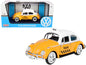 1966 Volkswagen Beetle "Taxi" Yellow with White Top 1/24 Diecast Model Car by Motormax <h2>1966 Motormax</h2> <p>High-quality perfect for collectors and enthusiasts. Features detailed interior exterio