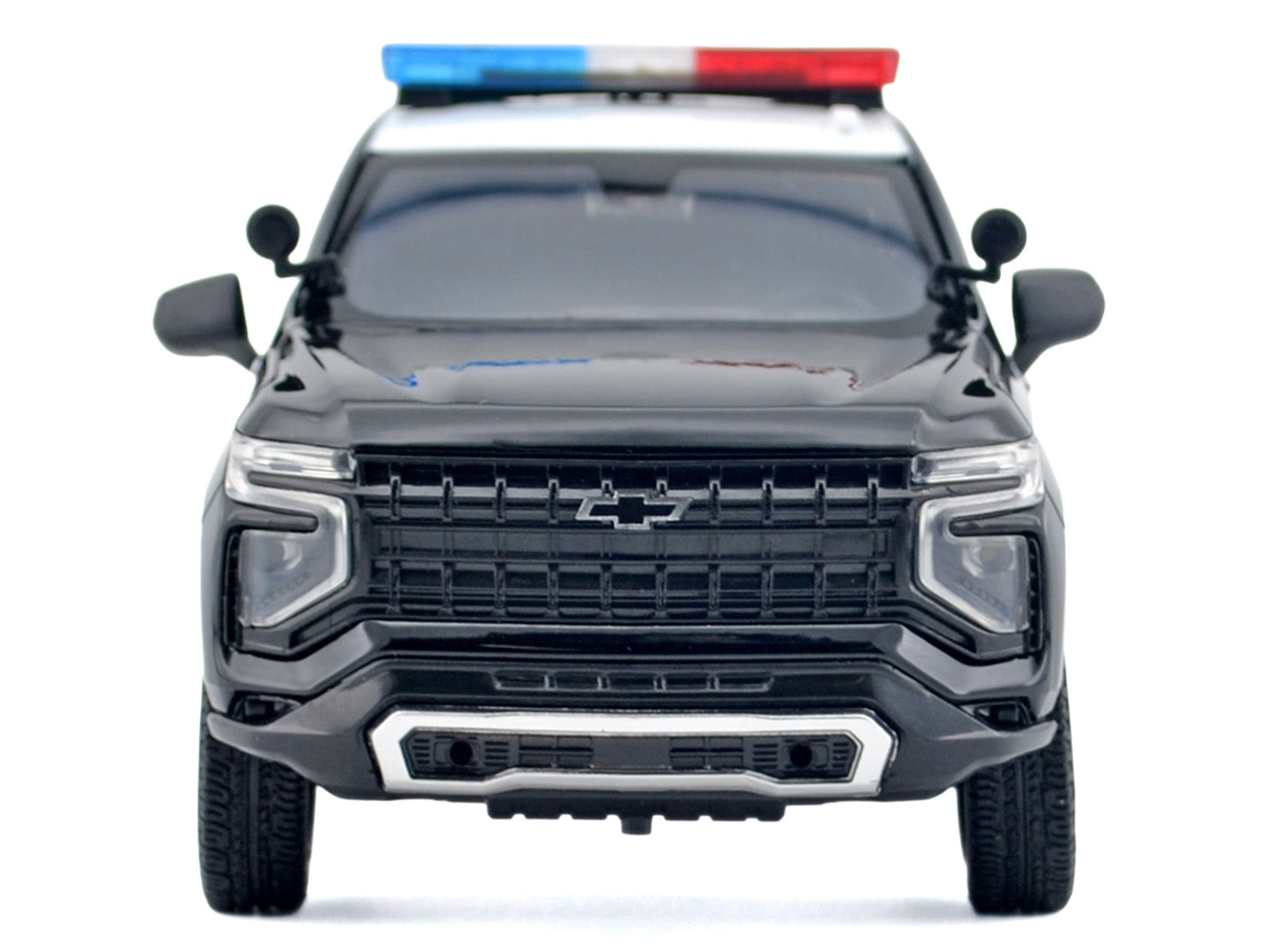 2025 Chevrolet Tahoe PPV "LAPD (Los Angeles Police Department)" Black and White with Flashing Light Bar Front Rear Lights Sounds 1/24 Diecast Model Car by Motormax <h2>2025 Motormax</h2> <p>High-quali