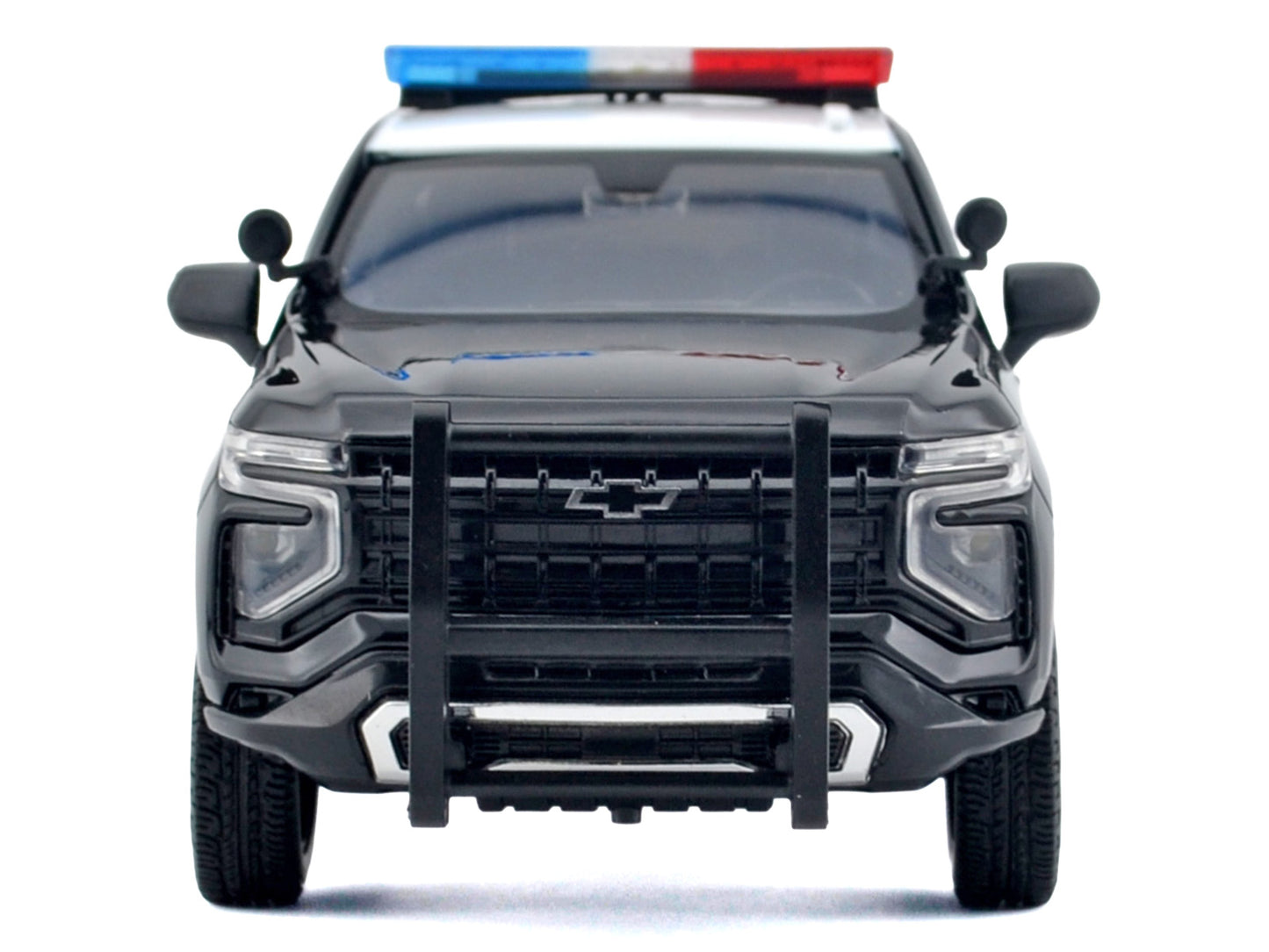2025 Chevrolet Tahoe PPV "CHP (California Highway Patrol)" Black and White with Flashing Light Bar Front Rear Lights Sounds 1/24 Diecast Model Car by Motormax <h2>2025 Motormax</h2> <p>High-quality pe