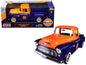 1955 Chevrolet 5100 Stepside Pickup Truck "Gulf" Dark Blue and Orange 1/24 Diecast Model Car by Motormax <h2>1955 Motormax</h2> <p>High-quality perfect for collectors enthusiasts. Features detailed in