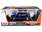 1961-1967 Morris Mini Cooper RHD (Right Hand Drive) Dark Blue with British Flag on the Top and Roof Rack "City Classics" Series 1/18 Diecast Model Car by Motormax <h2>1961-1967 Motormax</h2> <p>High-q
