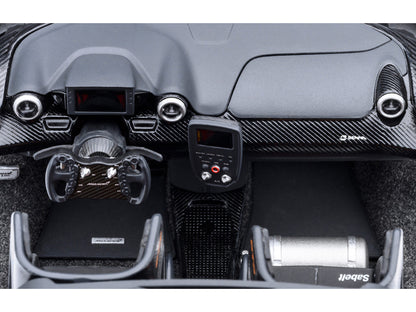 McLaren Senna GTR Orange with Black Top 1/18 Model Car by Autoart