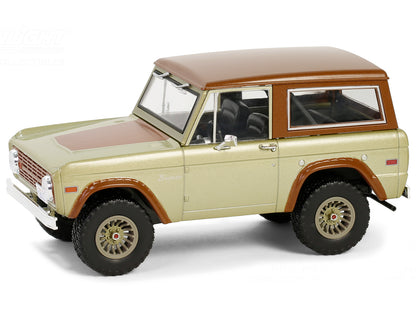 GreenLight 1970 Ford Bronco Gold Metallic with Brown Hood and Top "Lost" (2004-2010) TV Series "Hollywood" 20 1/24 Diecast Model Car by <h2>1970 Greenlight</h2> <p>High-quality perfect for collectors