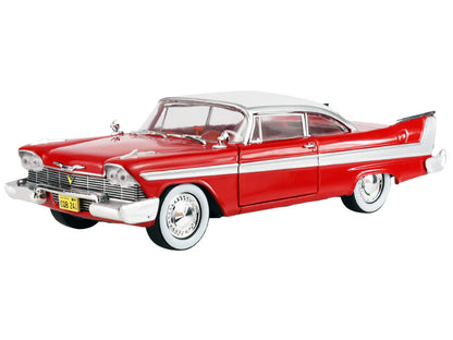 GreenLight 1958 Plymouth Fury Red with White Top and Interior "Hollywood Greatest Hits" Series 1/24 Diecast Model Car by <h2>1958 Greenlight</h2> <p>High-quality perfect for collectors enthusiasts. Fe