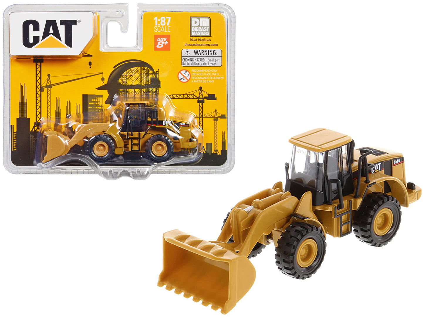 CAT Caterpillar 950G Series II Wheel Loader Yellow 1/87 (HO) Diecast Model by Masters <h2>CAT Masters</h2> <p>High-quality car perfect for collectors and enthusiasts. Features detailed interior exteri