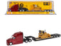 Peterbilt 579 UltraLoft Tandem Tractor Red Metallic with Lowboy Trailer and CAT D5M Dozer Yellow 1/87 (HO) Diecast Model by Masters <h2>Peterbilt Masters</h2> <p>High-quality car perfect for collector