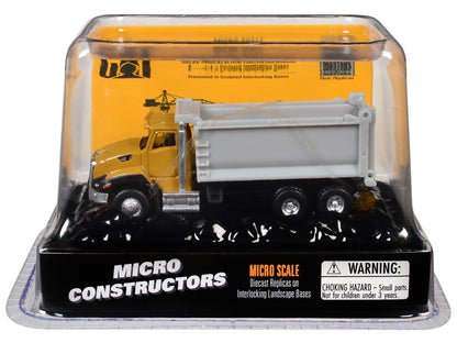CAT Caterpillar CT660 Dump Truck Yellow "Micro-Constructor" Series Diecast Model by Masters <h2>CAT Masters</h2> <p>High-quality car perfect for collectors and enthusiasts. Features detailed interior