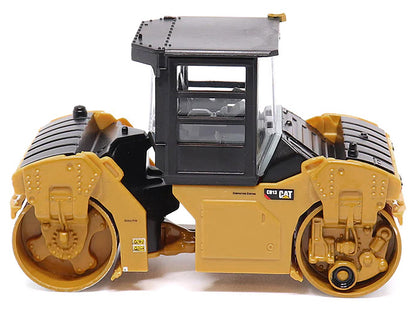 CAT Caterpillar CB-13 Tandem Vibratory Roller with Cab Yellow and Black 1/64 Diecast Model by Masters <h2>CAT Masters</h2> <p>High-quality car perfect for collectors enthusiasts. Features detailed int