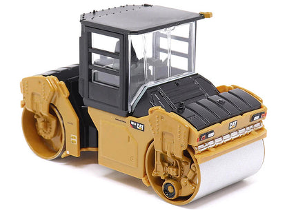 CAT Caterpillar CB-13 Tandem Vibratory Roller with Cab Yellow and Black 1/64 Diecast Model by Masters <h2>CAT Masters</h2> <p>High-quality car perfect for collectors enthusiasts. Features detailed int