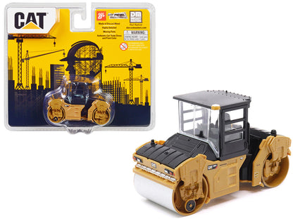 CAT Caterpillar CB-13 Tandem Vibratory Roller with Cab Yellow and Black 1/64 Diecast Model by Masters <h2>CAT Masters</h2> <p>High-quality car perfect for collectors enthusiasts. Features detailed int