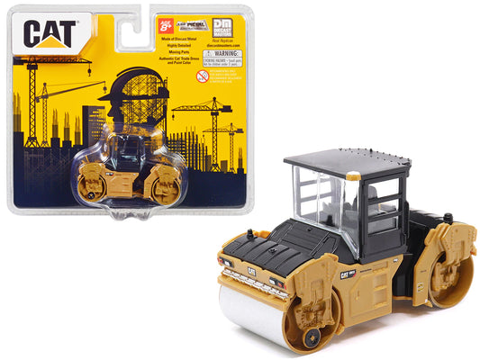 CAT Caterpillar CB-13 Tandem Vibratory Roller with Cab Yellow and Black 1/64 Diecast Model by Masters <h2>CAT Masters</h2> <p>High-quality car perfect for collectors enthusiasts. Features detailed int