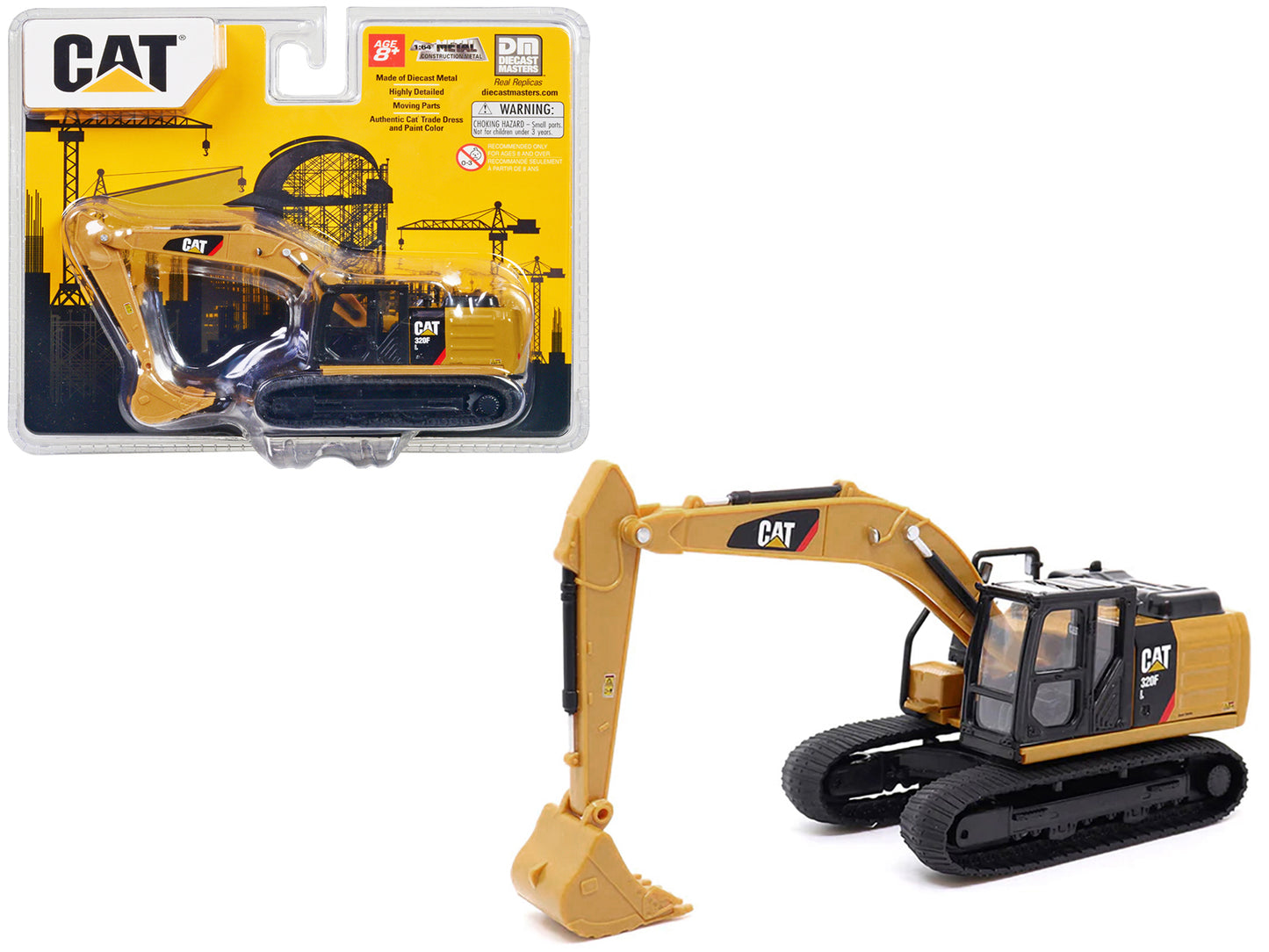 CAT Caterpillar 320F L Hydraulic Excavator Yellow and Black 1/64 Diecast Model by Masters <h2>CAT Masters</h2> <p>High-quality car perfect for collectors enthusiasts. Features detailed interior exteri