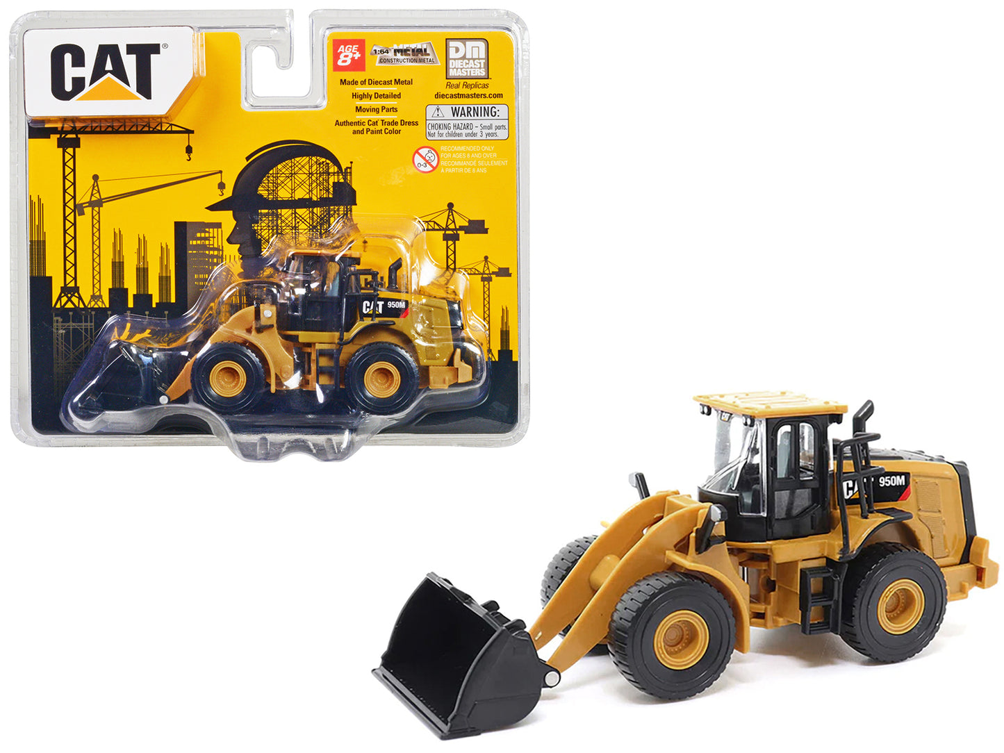 CAT Caterpillar 950M Wheel Loader Yellow 1/64 Diecast Model by Masters <h2>CAT Masters</h2> <p>High-quality car perfect for collectors and enthusiasts. Features detailed interior exterior craftsmanshi