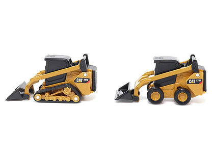 CAT Caterpillar 272D2 Skid Steer Loader Yellow and 297D2 Compact Track Set of 2 pieces 1/64 Diecast Models by Masters <h2>CAT Masters</h2> <p>High-quality model car perfect for collectors enthusiasts.