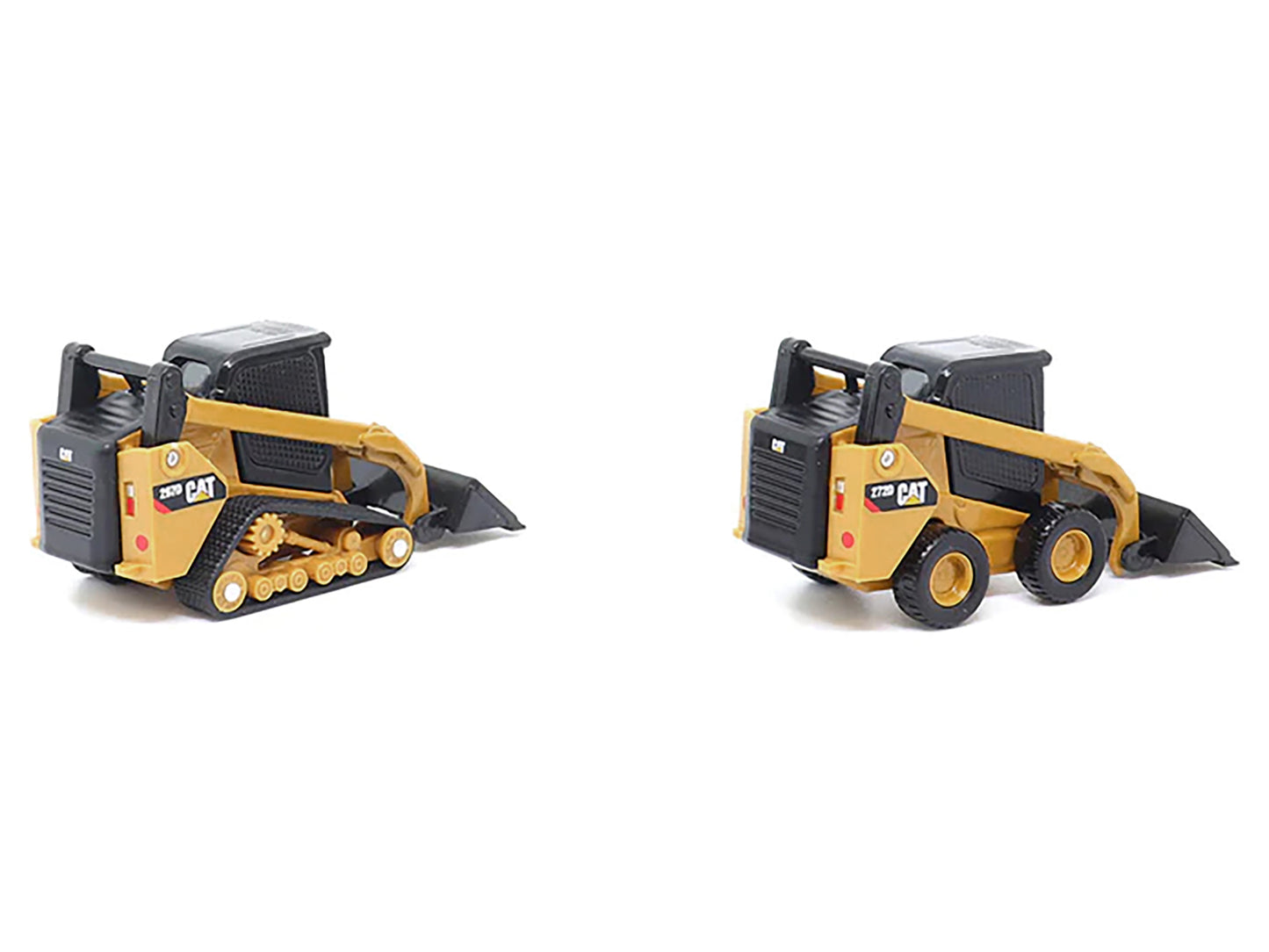 CAT Caterpillar 272D2 Skid Steer Loader Yellow and 297D2 Compact Track Set of 2 pieces 1/64 Diecast Models by Masters <h2>CAT Masters</h2> <p>High-quality model car perfect for collectors enthusiasts.