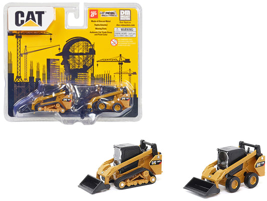 CAT Caterpillar 272D2 Skid Steer Loader Yellow and 297D2 Compact Track Set of 2 pieces 1/64 Diecast Models by Masters <h2>CAT Masters</h2> <p>High-quality model car perfect for collectors enthusiasts.