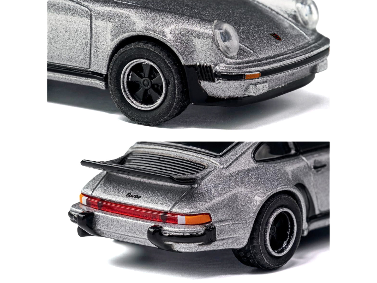 1975 Porsche 930 Turbo Silver Metallic "Collection" Series 1/64 Diecast Model Car by Majorette