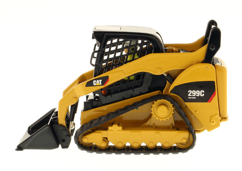 CAT Caterpillar 299C Compact Track Loader with Work Tools and Operator "Core Classics" Series 1/32 T&y Diecast Model by T&y Diecast Masters