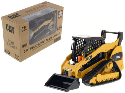 CAT Caterpillar 299C Compact Track Loader with Work Tools and Operator "Core Classics" Series 1/32 T&y Diecast Model by T&y Diecast Masters