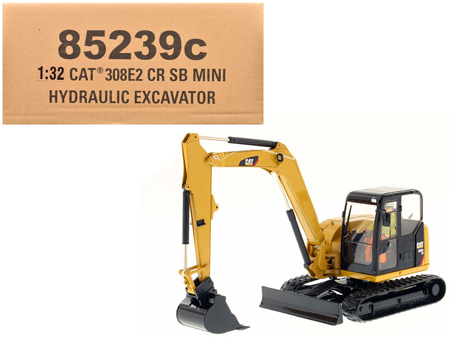 CAT Caterpillar 308E2 CR SB Mini Hydraulic Excavator with Working Tools and Operator "Core Classics" Series 1/32 Diecast Model by Masters <h2>CAT Masters</h2> <p>High-quality car perfect for collector