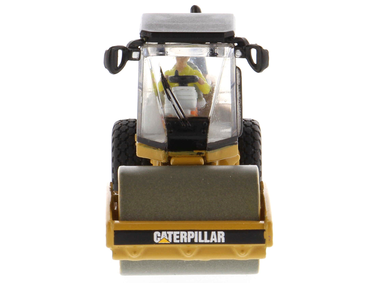 CAT Caterpillar CS56 Smooth Drum Vibratory Soil Compactor with Operator "High Line" Series 1/87 (HO) Scale Diecast Model by Masters <h2>CAT Masters</h2> <p>High-quality car perfect for collectors and