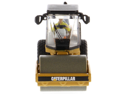CAT Caterpillar CS56 Smooth Drum Vibratory Soil Compactor with Operator "High Line" Series 1/87 (HO) Scale Diecast Model by Masters <h2>CAT Masters</h2> <p>High-quality car perfect for collectors and