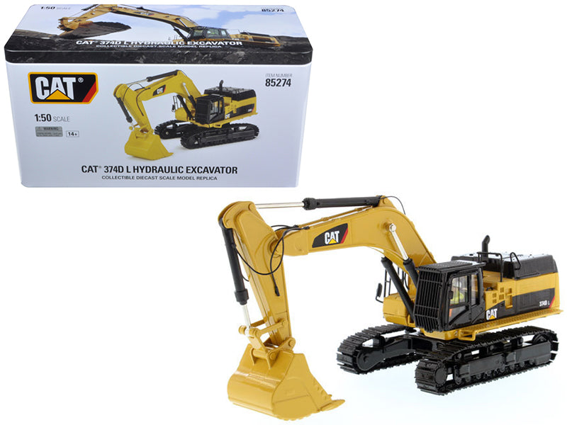 CAT Caterpillar 374D L Hydraulic Excavator with Operator "High Line" Series 1/50 Diecast Model by Masters <h2>CAT Masters</h2> <p>High-quality car perfect for collectors and enthusiasts. Features deta