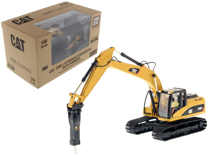 CAT Caterpillar 320D L Hydraulic Excavator with Hammer and Operator "Core Classics Series" 1/50 Diecast Model by Masters <h2>CAT Masters</h2> <p>High-quality car perfect for collectors enthusiasts. Fe
