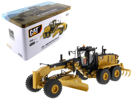 CAT Caterpillar 16M3 Motor Grader with Operator "High Line Series" 1/50 T&y Diecast Model by T&y Diecast Masters