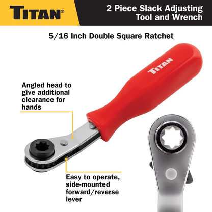 Titan 2 pc Slack Adjusting Tool and Wrench